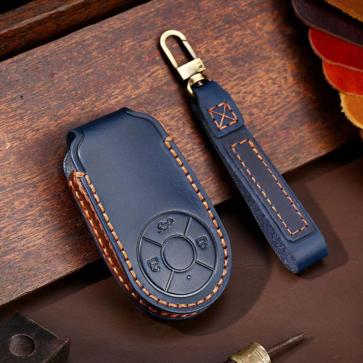 Leather Key Case Cover Shell Fob for GWM Ora EV Good Cat（03） - HOT GWM