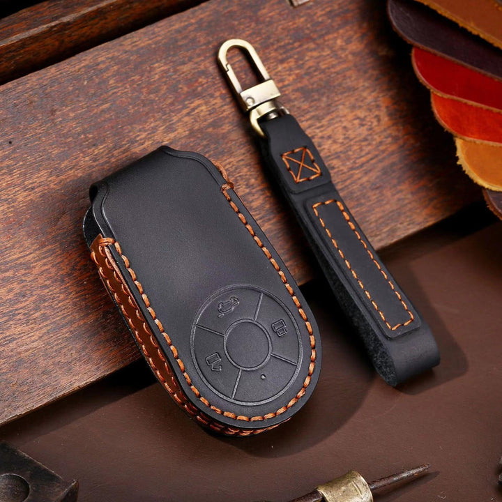 Leather Key Case Cover Shell Fob for GWM Ora EV Good Cat（03） - HOT GWM