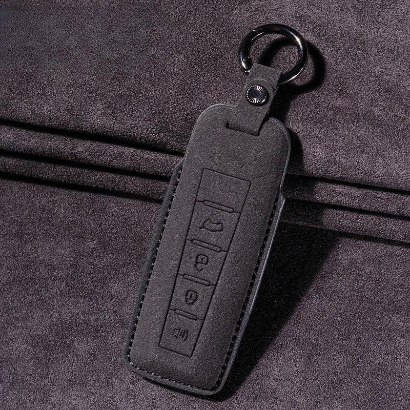 Suede Leather Key Cover for GWM WEY 05 & WEY 03