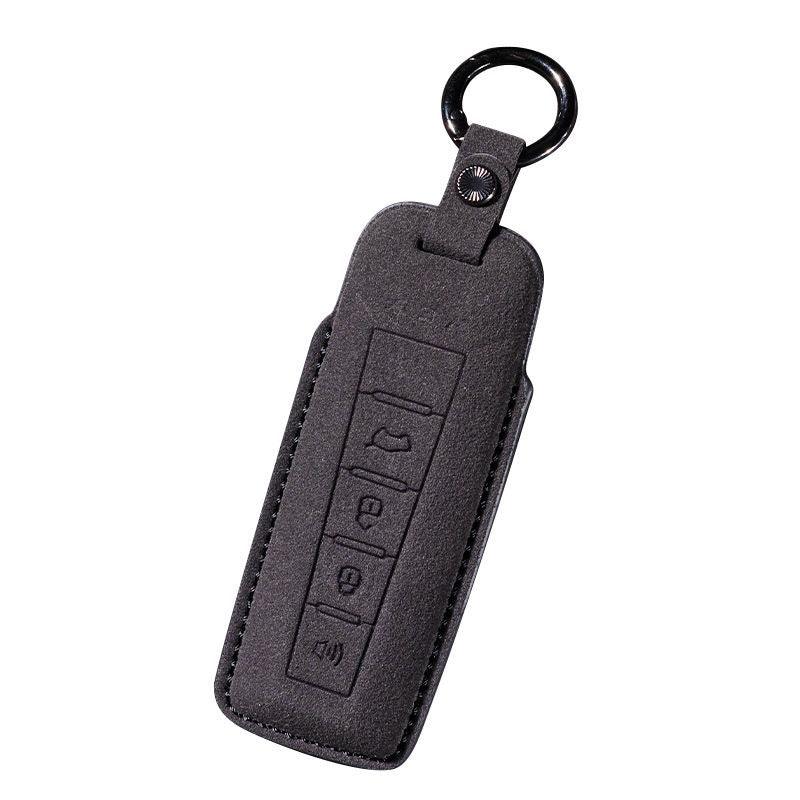 Suede Leather Key Cover for GWM WEY 05 & WEY 03